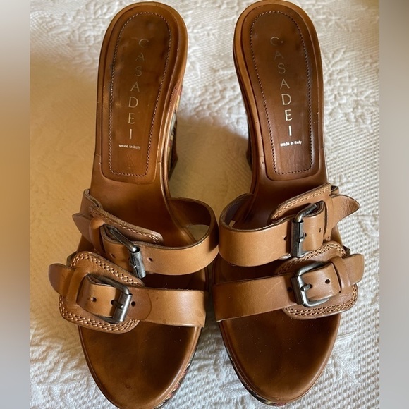 Casadei platform wedge sandal - Picture 3 of 7